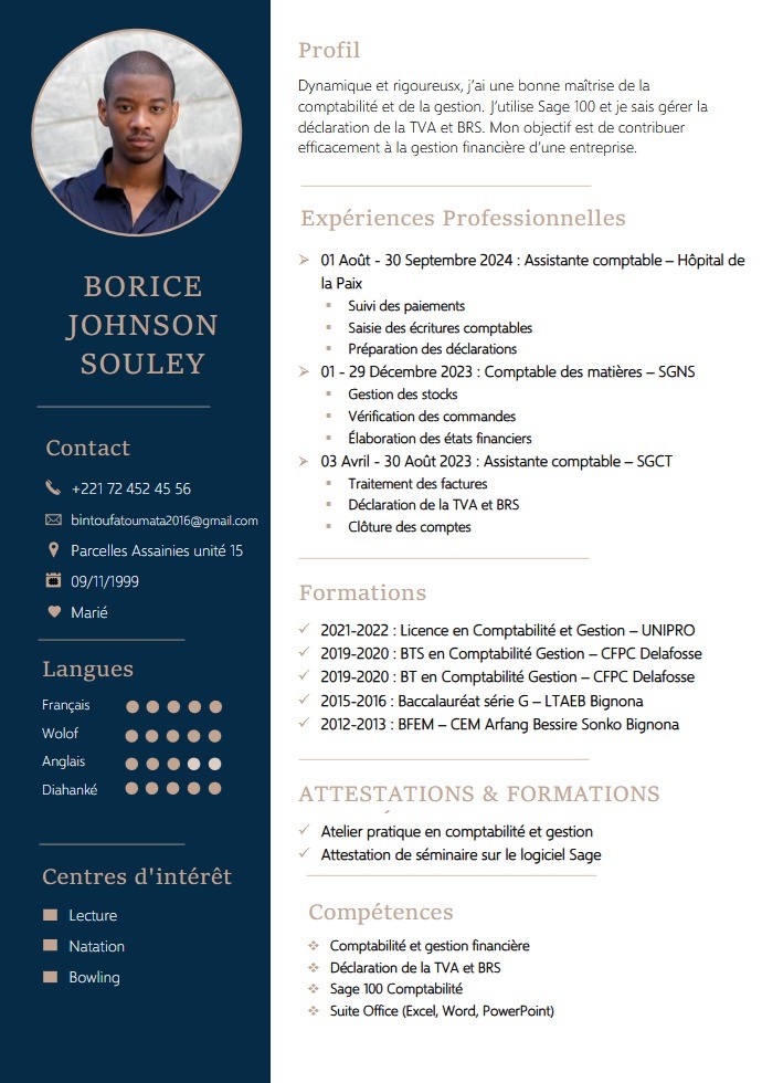 Aperçu A4 — modèle m1